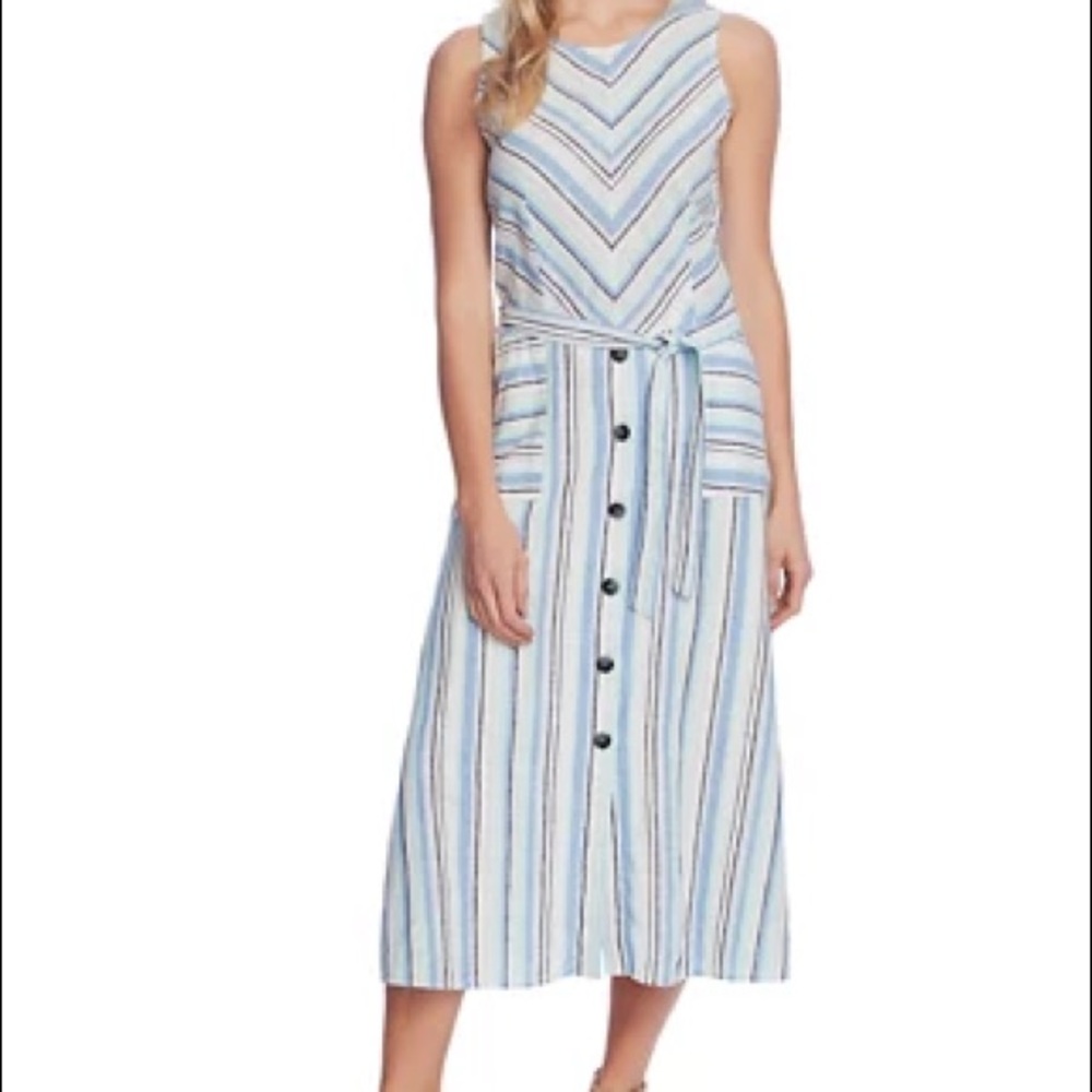 Vince Camuto sleeveless belted dress XS